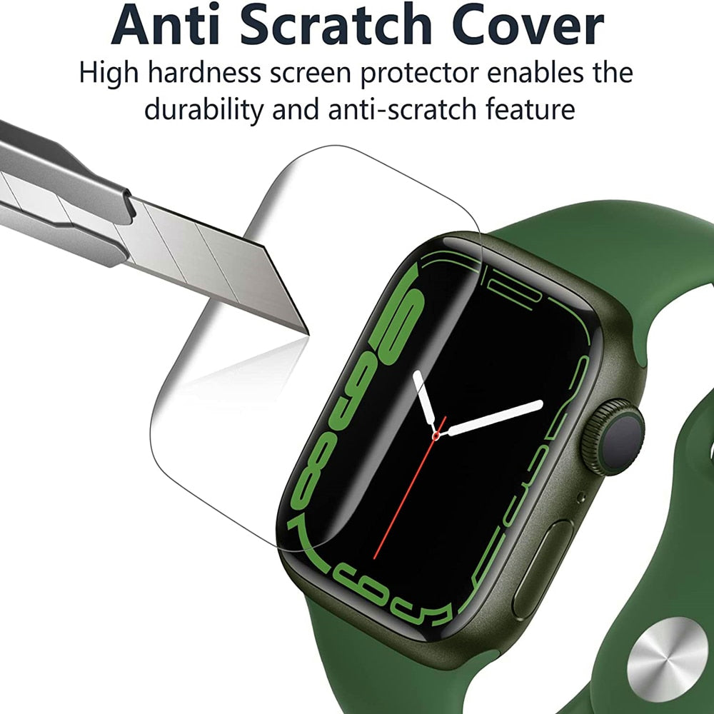 Screen Protectors Soft Hydrogel Film For Apple Watch 8 Ultra 7 6 SE 5 4 3 38mm 40mm 41mm 42mm 44mm 45mm 49mm