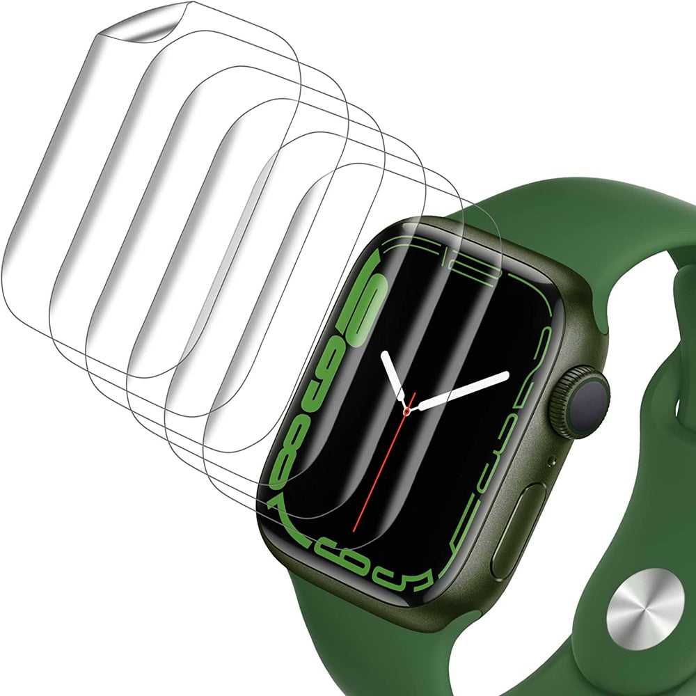 Screen Protectors Soft Hydrogel Film For Apple Watch 8 Ultra 7 6 SE 5 4 3 38mm 40mm 41mm 42mm 44mm 45mm 49mm
