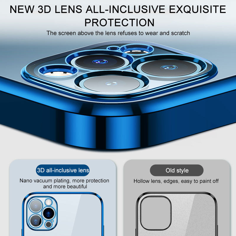 Phone Case Transparent For iPhone 12 13 14 Pro Max Mini Clear Back Cover