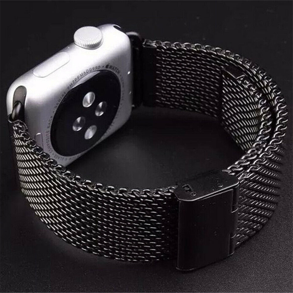 Smart Watch Strap For Apple Watch Series 1 2 3 4 5 6 SE 7 Stainless Steel 38mm 40mm 41mm 42mm 44mm 45mm