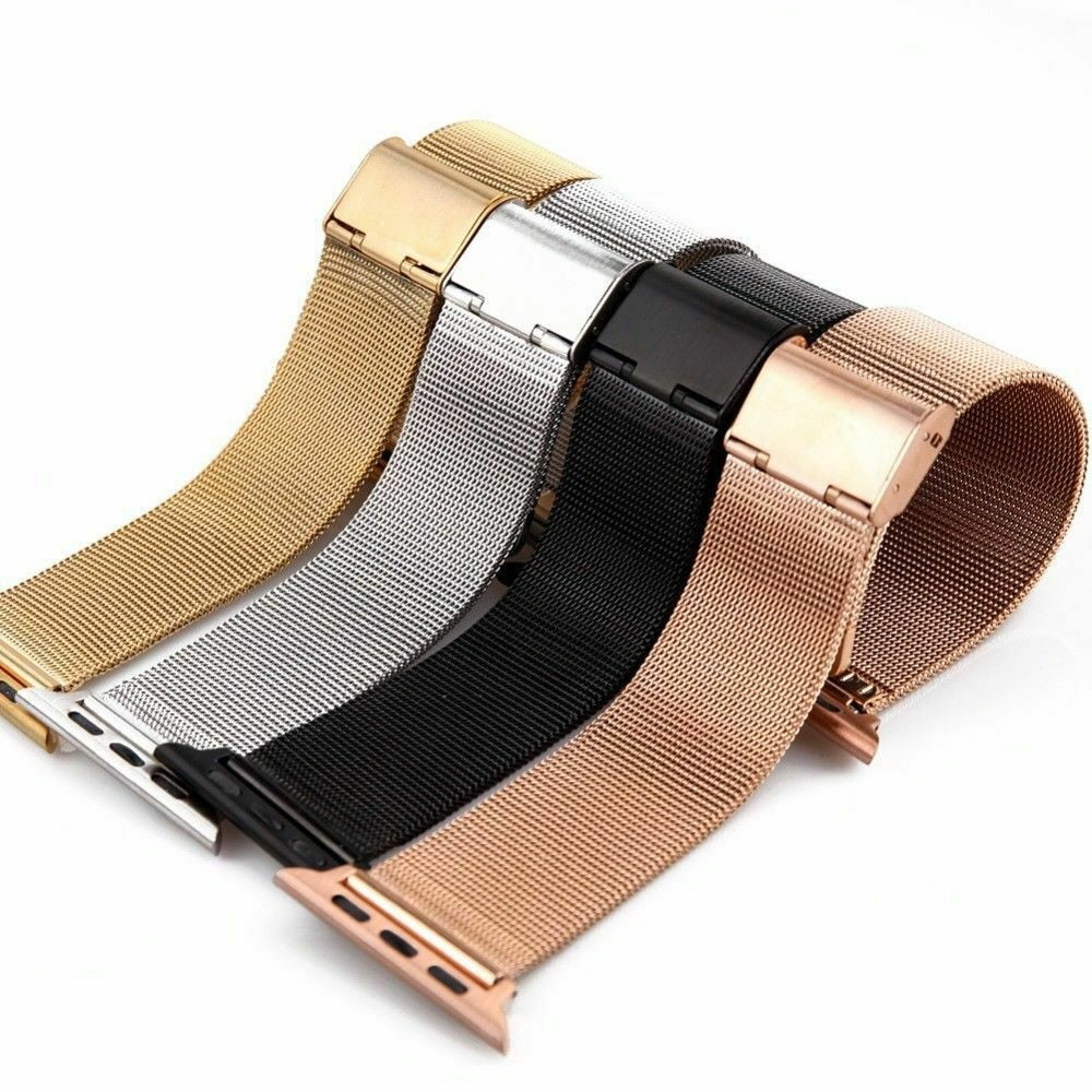 Smart Watch Strap For Apple Watch Series 1 2 3 4 5 6 SE 7 Stainless Steel 38mm 40mm 41mm 42mm 44mm 45mm