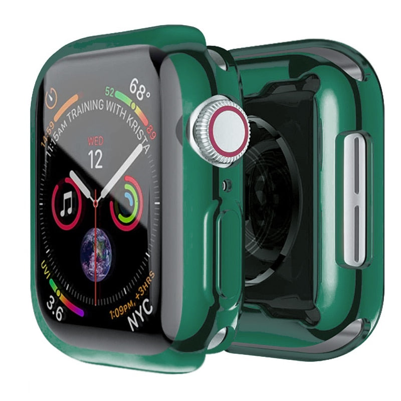 Smart Watch Screen Protector For Apple Watch Series 38mm 40mm 42mm 44mm Products Soft Clear TPU Transparent Cover
