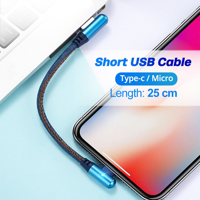 Cable Charger Type-C USB-A Micro USB Portable Charging Smart Phone