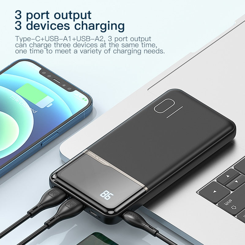 Power Bank Portable 10000mAh Charging USB For iPhone 14 13 Xaiomi