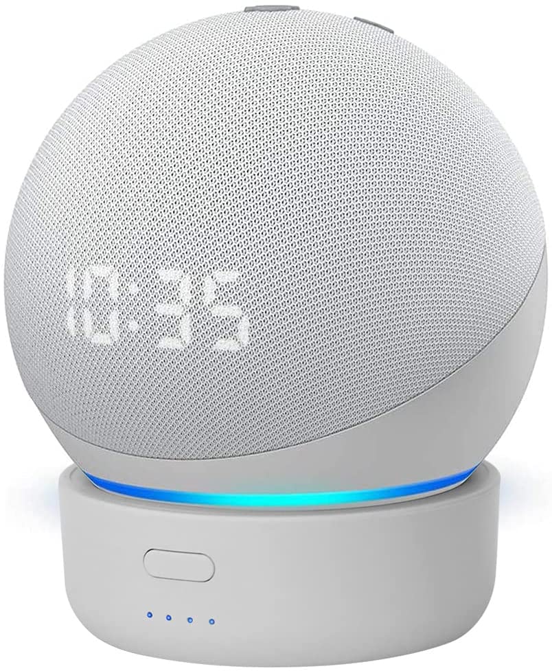 Battery Base Charger Portable For Alexa Echo Dot 4