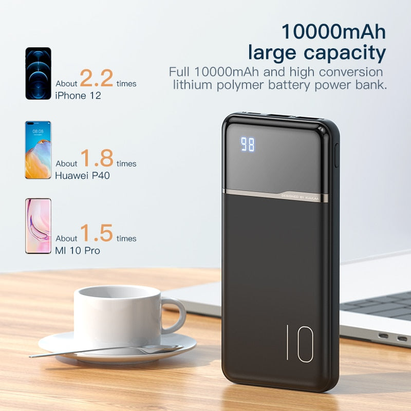 Power Bank Portable 10000mAh Charging USB For iPhone 14 13 Xaiomi