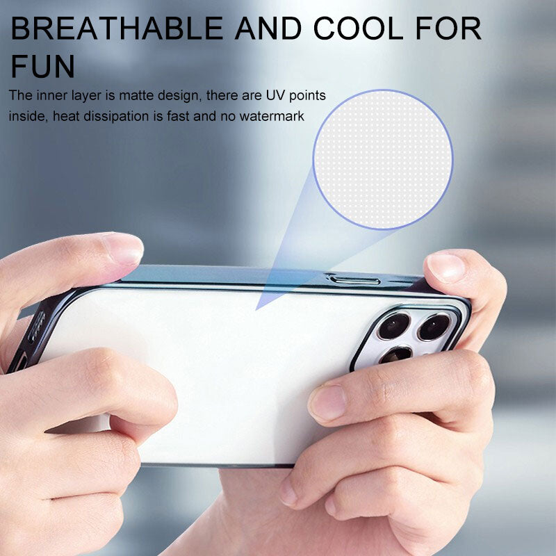 Phone Case Transparent For iPhone 12 13 14 Pro Max Mini Clear Back Cover