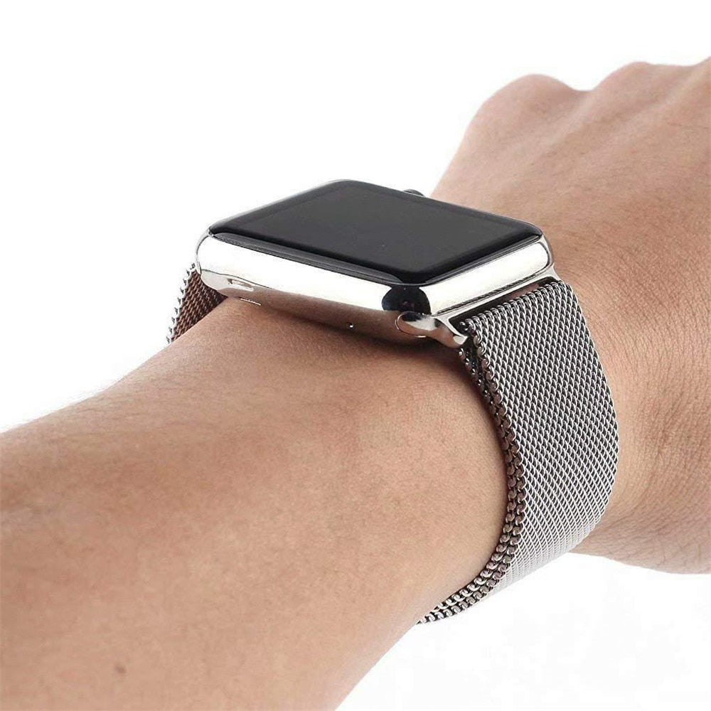 Smart Watch Strap For Apple Watch Series 1 2 3 4 5 6 SE 7 Stainless Steel 38mm 40mm 41mm 42mm 44mm 45mm
