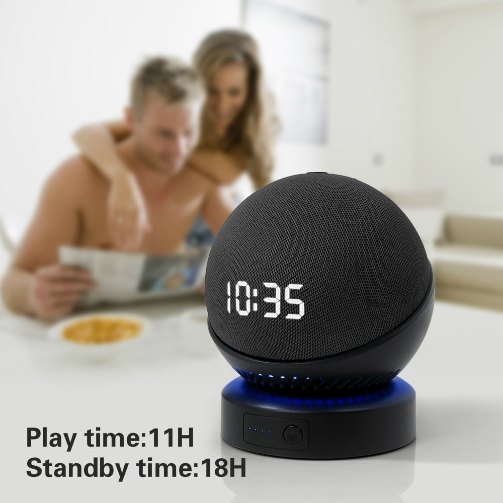 Battery Base Charger Portable For Alexa Echo Dot 4