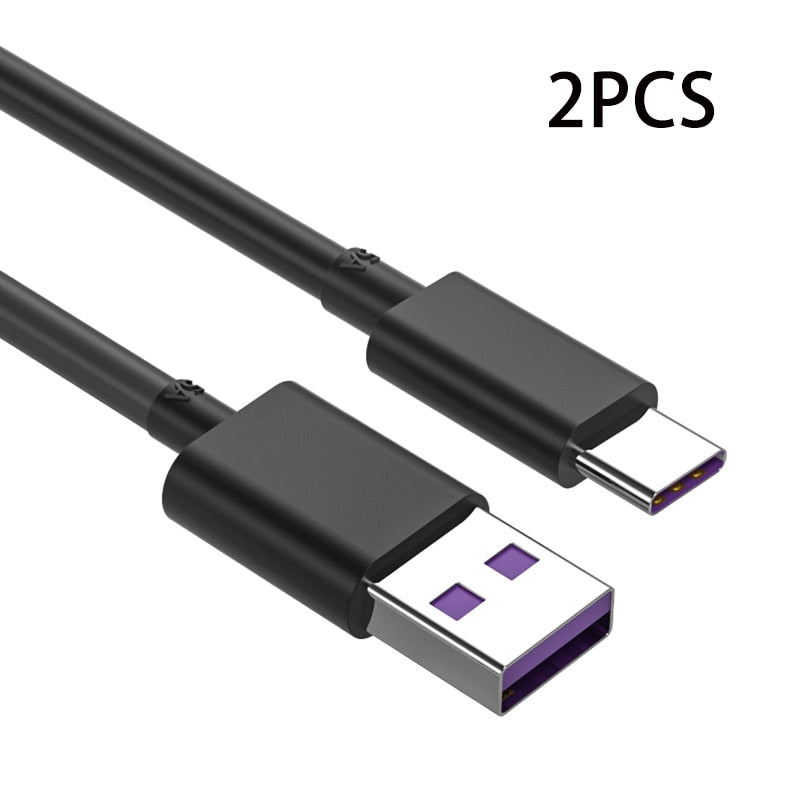 USB Cable Type-C Fast Charging 5A For Xiaomi Mi 10 Ultra Redmi Smart Phone