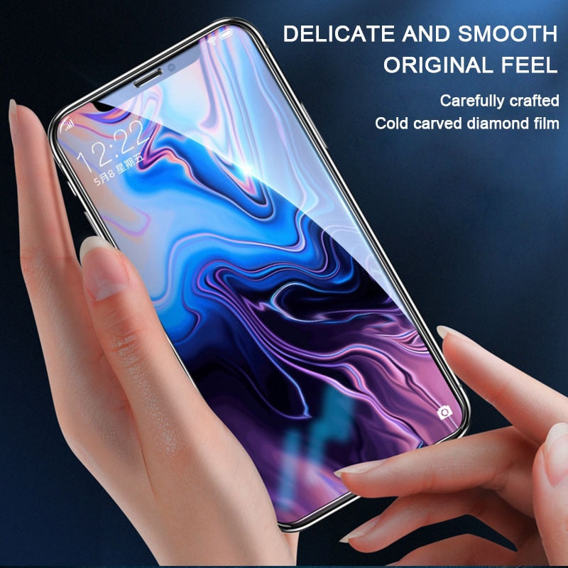 Screen Protector 30D Full Cover Tempered Glass on For iPhone 11 12 13 14 Pro Max