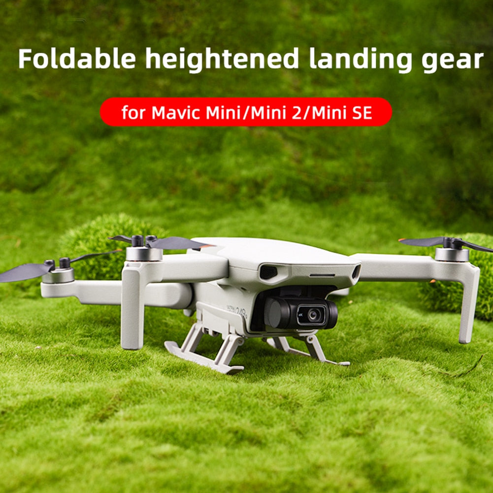 Drone Foldable Landing Gear Extended Height Leg Support Protector Tripod Stand Skid For DJI Mini SE/Mini 2/Mavic
