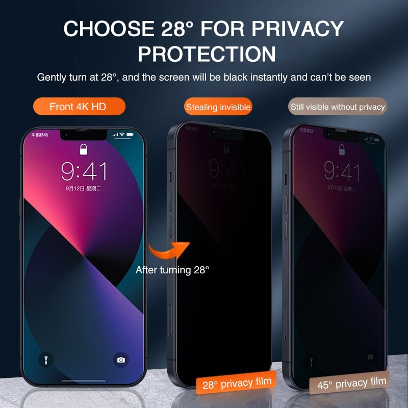 Screen Protector Tempered Glass HD Film For iPhone 12 13 14