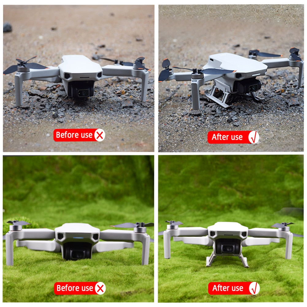 Drone Foldable Landing Gear Extended Height Leg Support Protector Tripod Stand Skid For DJI Mini SE/Mini 2/Mavic