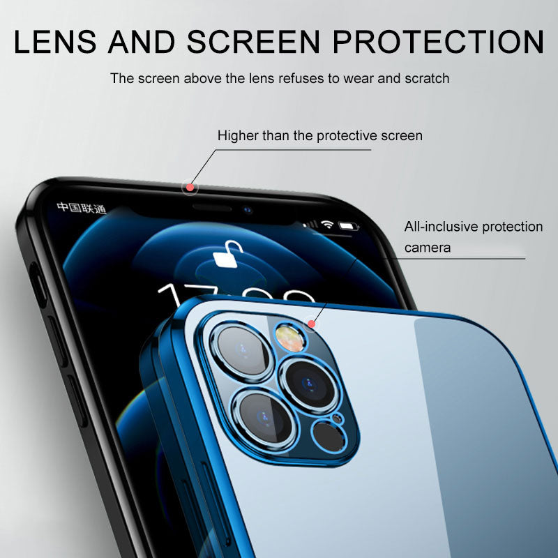 Phone Case Transparent For iPhone 12 13 14 Pro Max Mini Clear Back Cover