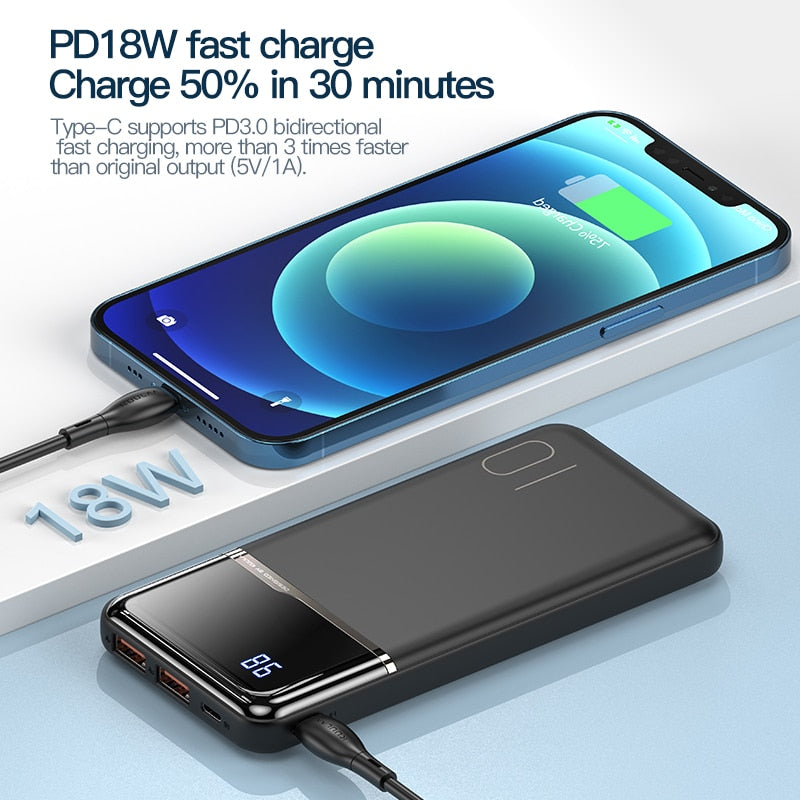 Power Bank Portable 10000mAh Charging USB For iPhone 14 13 Xaiomi