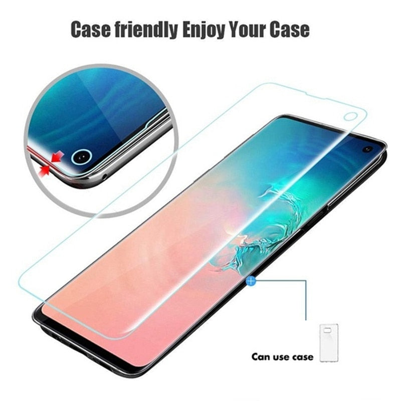 Screen Protectors Hydrogel Film Full Cover For Samsung Galaxy S21 S20 FE S22 S9 S10 Plus Note 20 Ultra 8 9 10 Plus S10e Not Glass