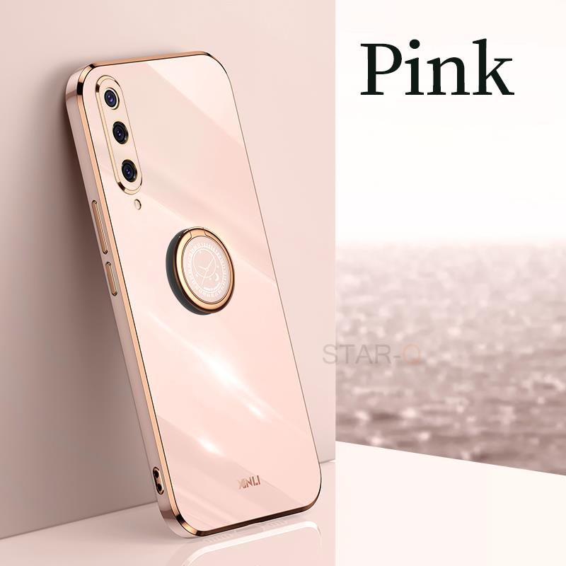 Phone Case For Samsung Galaxy A30 A30S A50  A50S  A7  A70 Luxury Silicone Stand Ring Holder Cover
