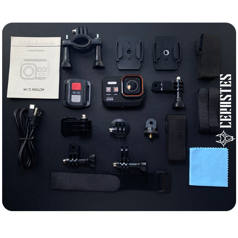 Action and Sport Camera 4K With Remote Control