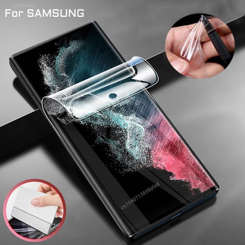 Screen Protector Hydrogel Film For Samsung Galaxy S22 S21 S20 Plus Ultra S10E E S20FE S21FE 5G S 21 22