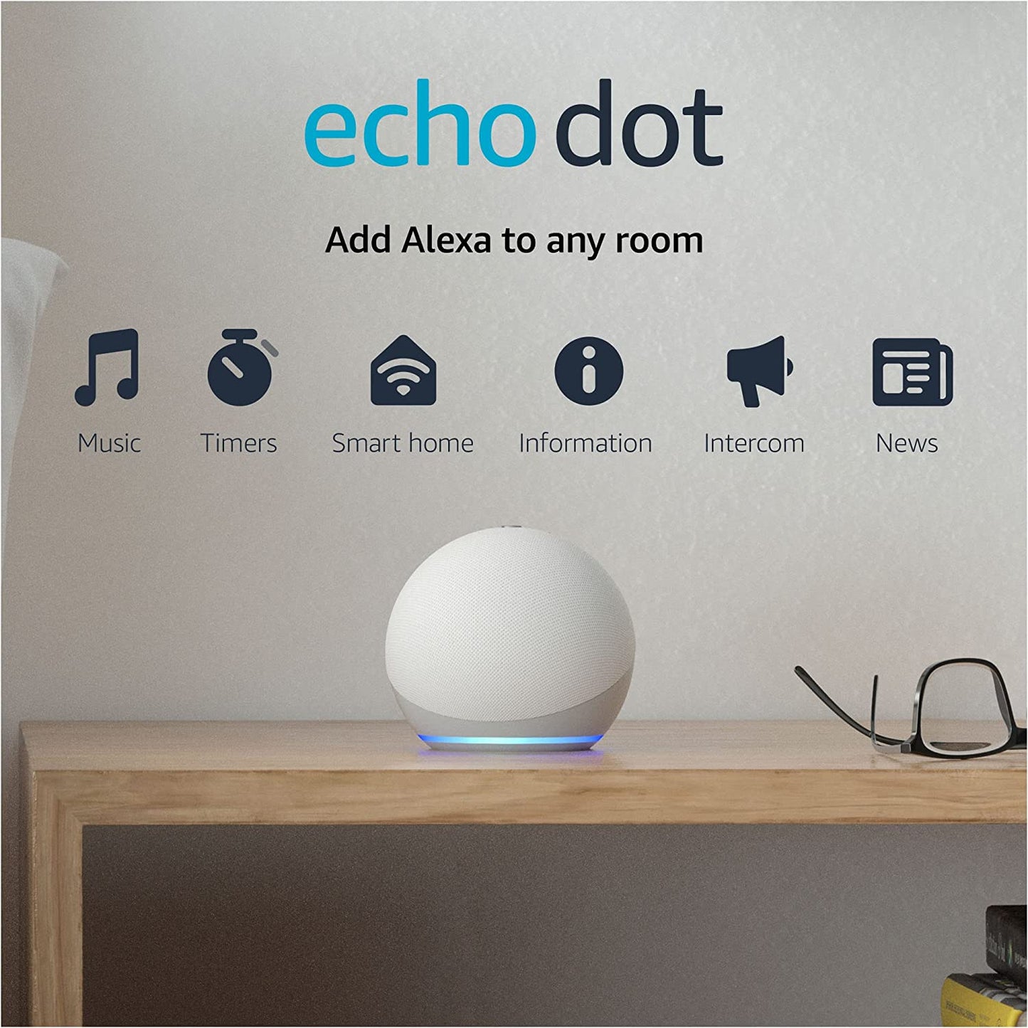 Smart Speaker Amazon Alexa Echo Dot 4 With Voice Assistant