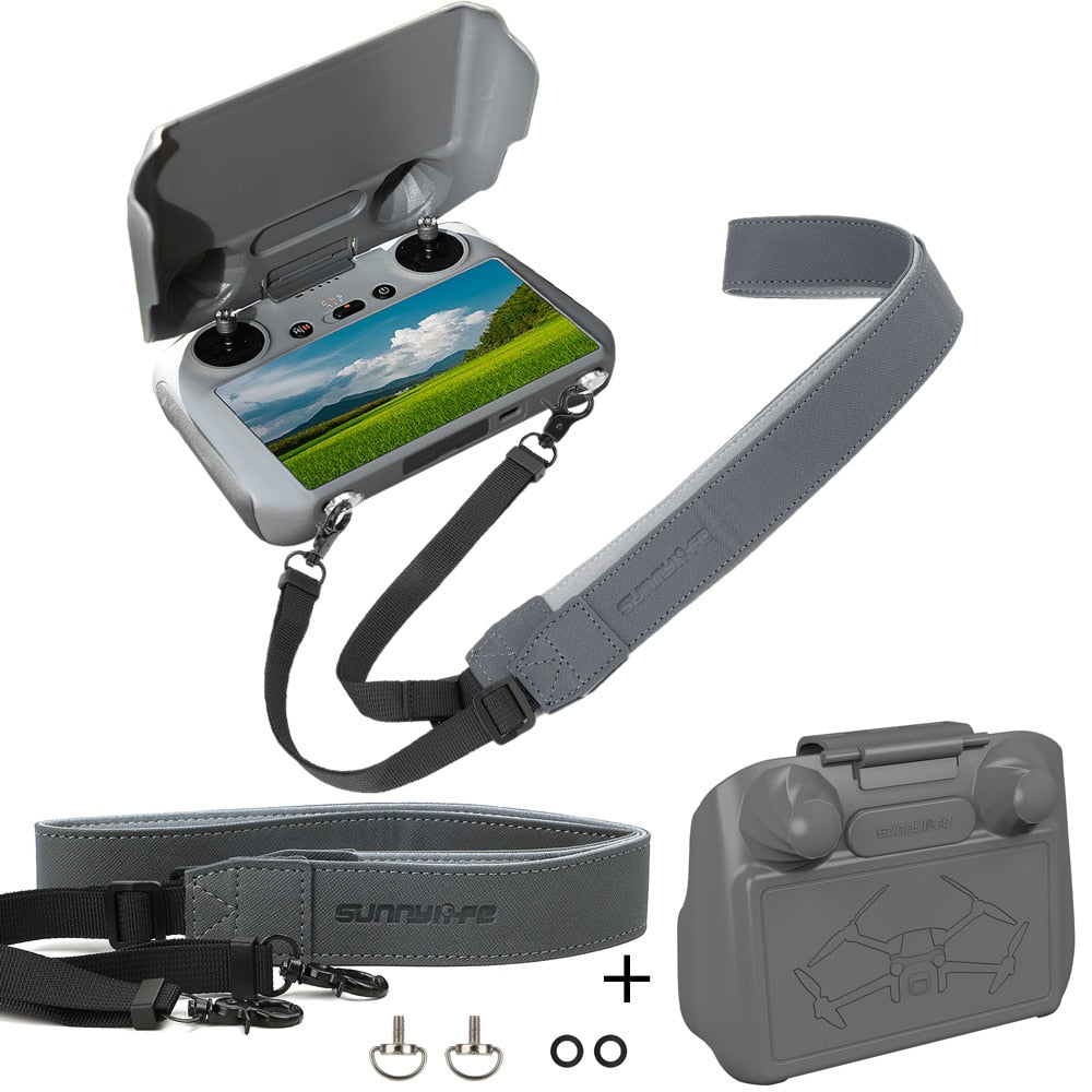 For DJI Mini 3 Pro Remote Control Sunhood 2in1 Controller Protector For DJI RC Hard Case Sun Hood Mini3 Accessories Cover Set
