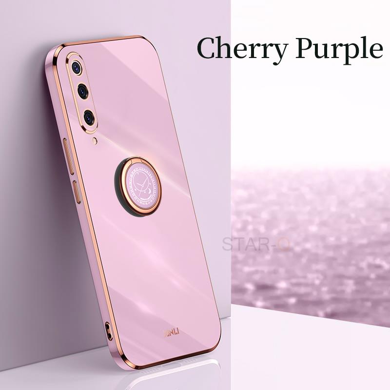 Phone Case For Samsung Galaxy A30 A30S A50  A50S  A7  A70 Luxury Silicone Stand Ring Holder Cover