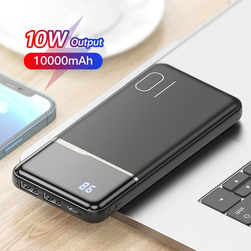 Power Bank Portable 10000mAh Charging USB For iPhone 14 13 Xaiomi