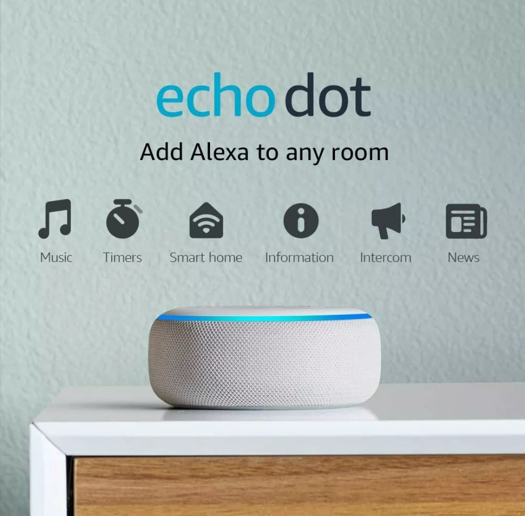 Smart Speaker Amazon Alexa Echo Dot 3 With Voice Assistant