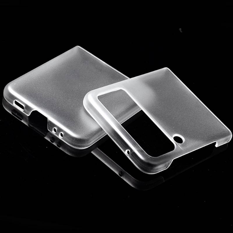 Phone Case For Samsung Galaxy Z Flip 3 Flip 4 5G Transparent Bumper