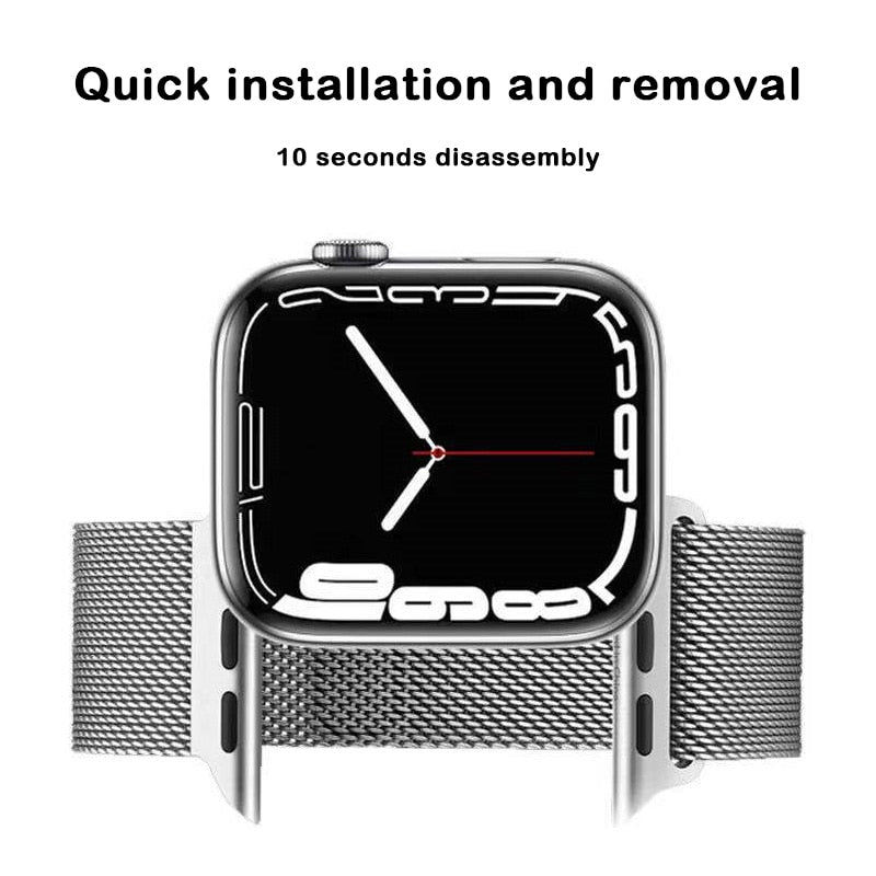 Smart Watch Strap For Apple Watch series 1 2 3 4 5 6 7 8 38mm, 40mm, 41mm, 42mm, 44mm 45mm