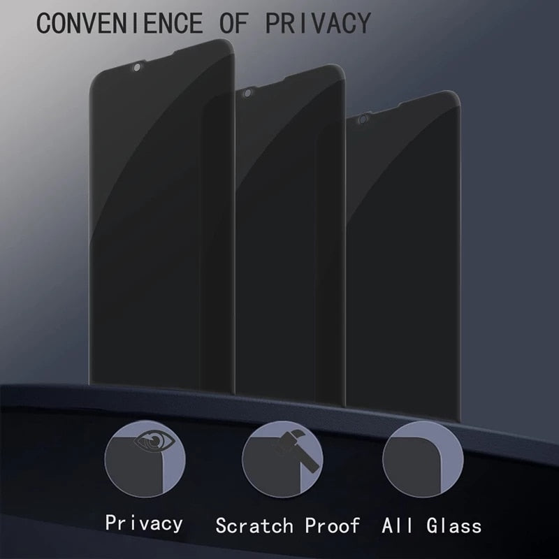Screen Protector Anti-spy Glass for iPhone 13 12 Pro Max Mini Plus Full Cover Privacy