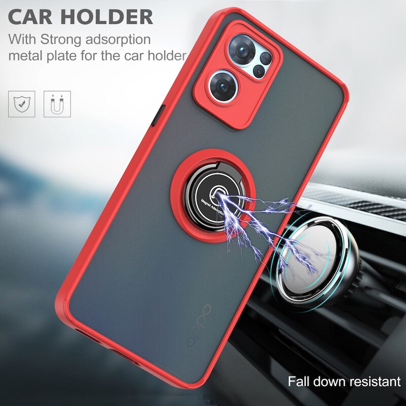 Phone Case For OPPO Reno 7 6 5 4 Lite Anti Shock Back Cover Shockproof