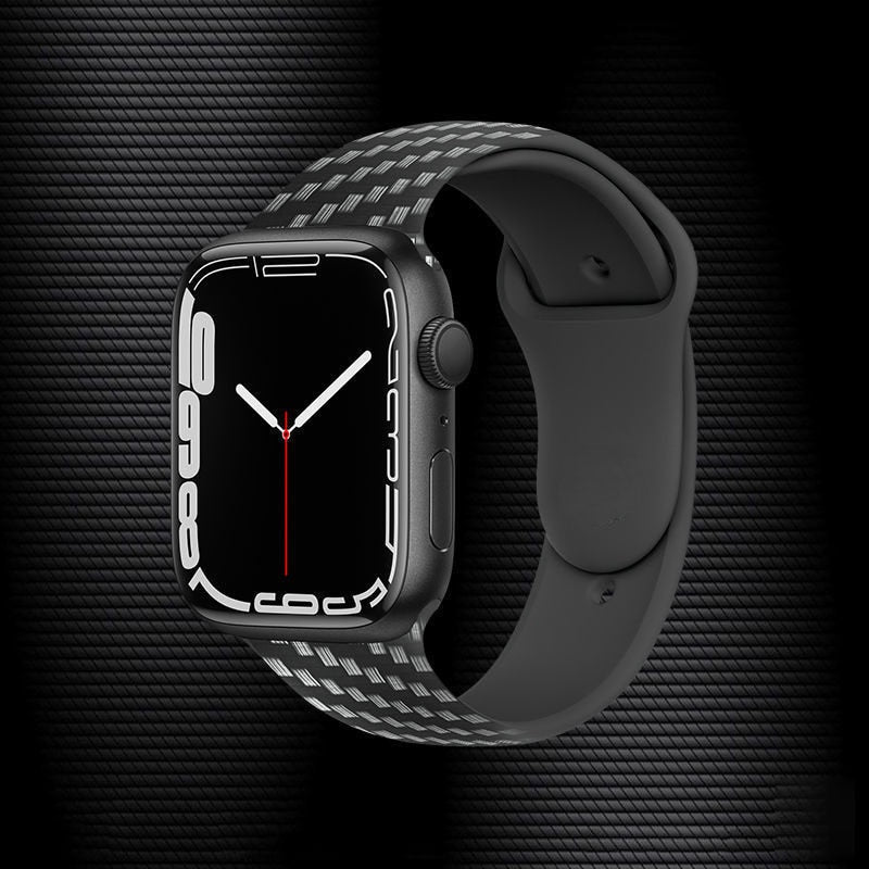 Smart Watch Strap for Apple Watch Series 4 5 6 SE 7 38mm 40mm 41mm 42mm 44mm 45mm Silicone