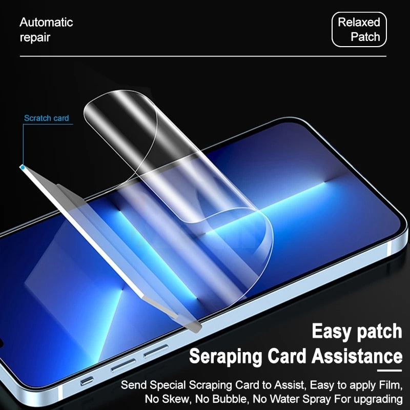 Screen Protector Hydrogel Back Film For IPhone 12 13 14 Pro Max Mini Plus