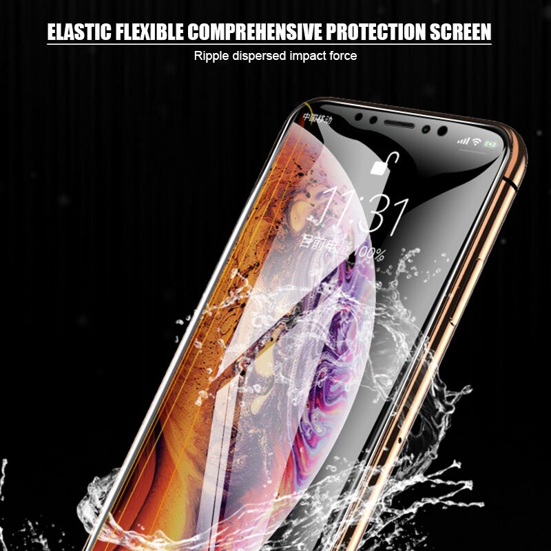 Screen Protectors Hydrogel Film For iPhone 12 13 14 Mini Plus Pro Pro Max