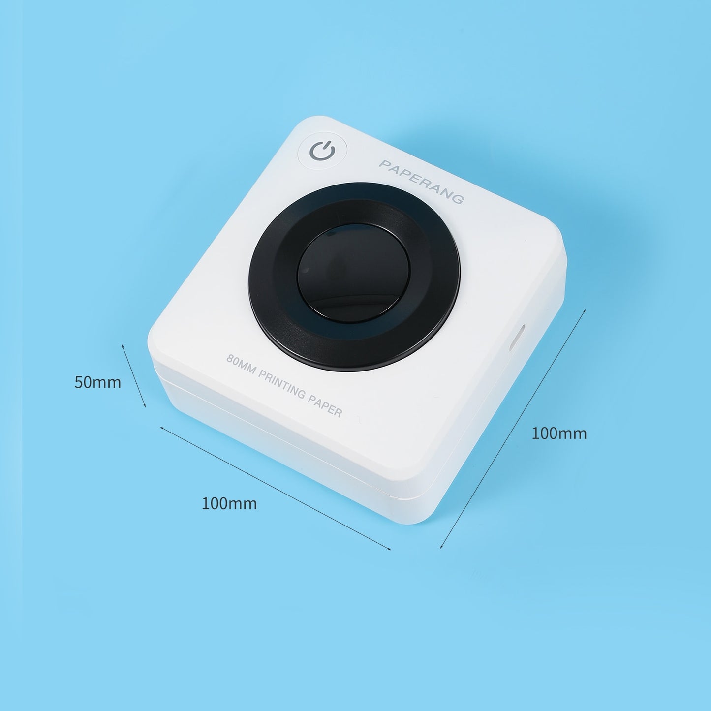Paperang P3 80mm Pocket Photo Printer HD 300dpi Portable Thermal Printing Wireless Connection Compatible with Android iOS