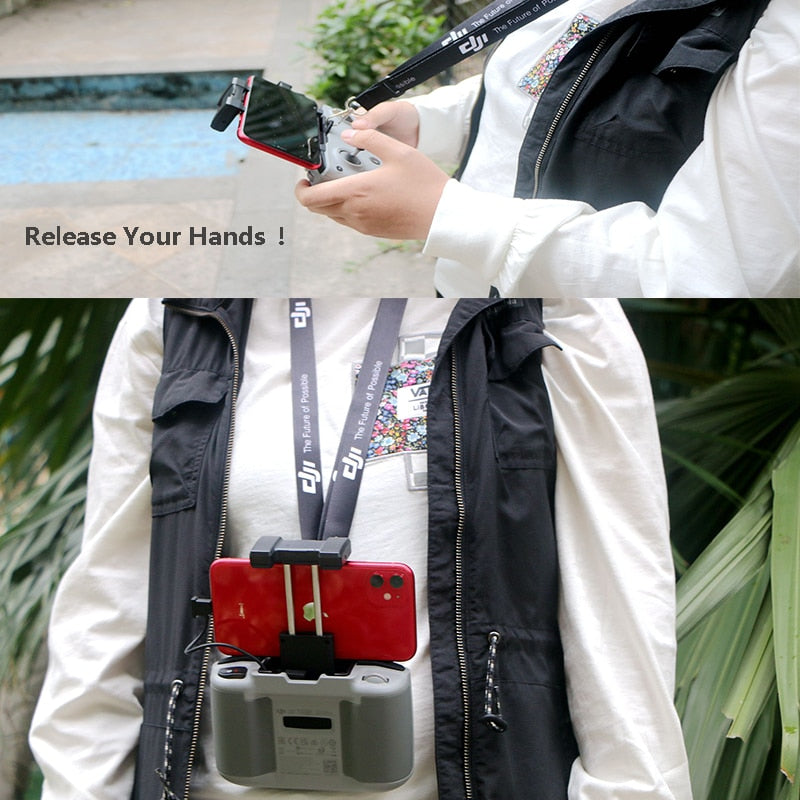 Remote Controller Lanyard NeckStrap w Fixed Clip Hook for DJI MINI 2 Mini 3 Pro Air 2S Mavic Air 2 DJI Mavic 3