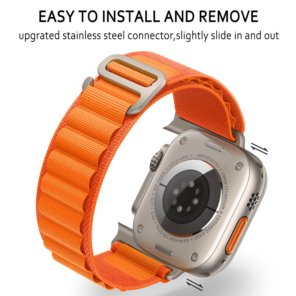 Smart Watch Strap For Apple Watch 38mm, 40mm, 41mm, 44mm, 45mm, 49mm