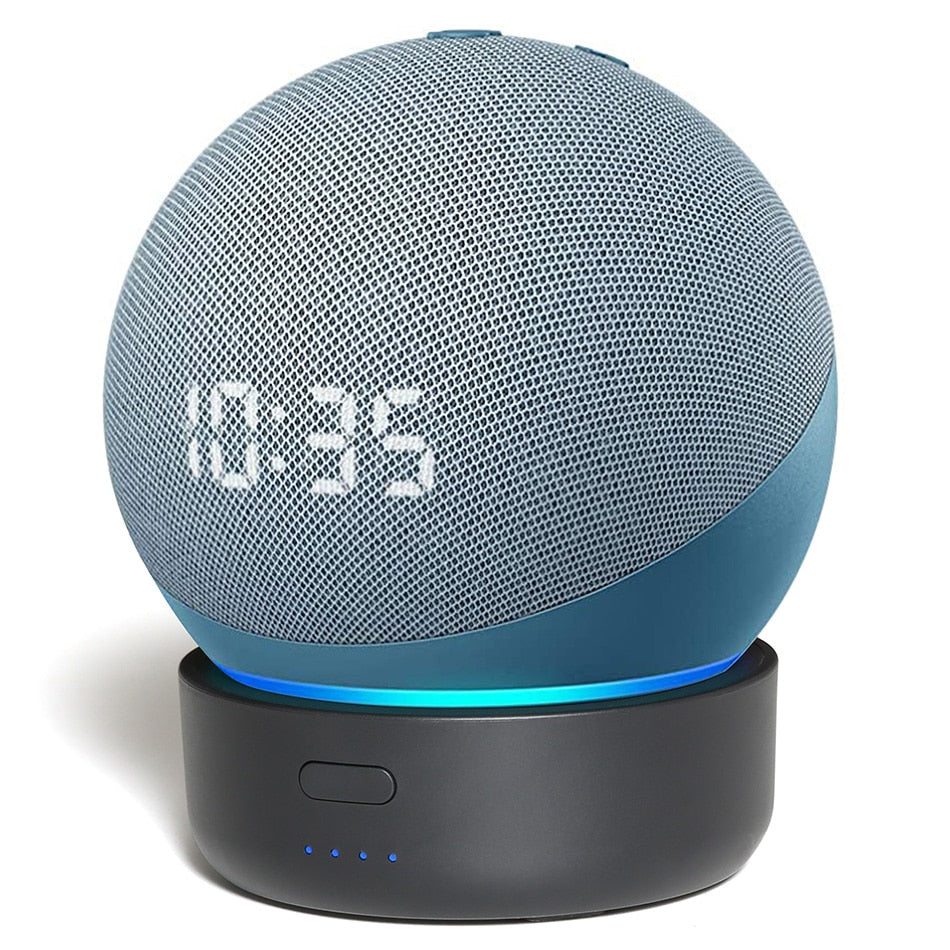 Battery Base Charger Portable For Alexa Echo Dot 4