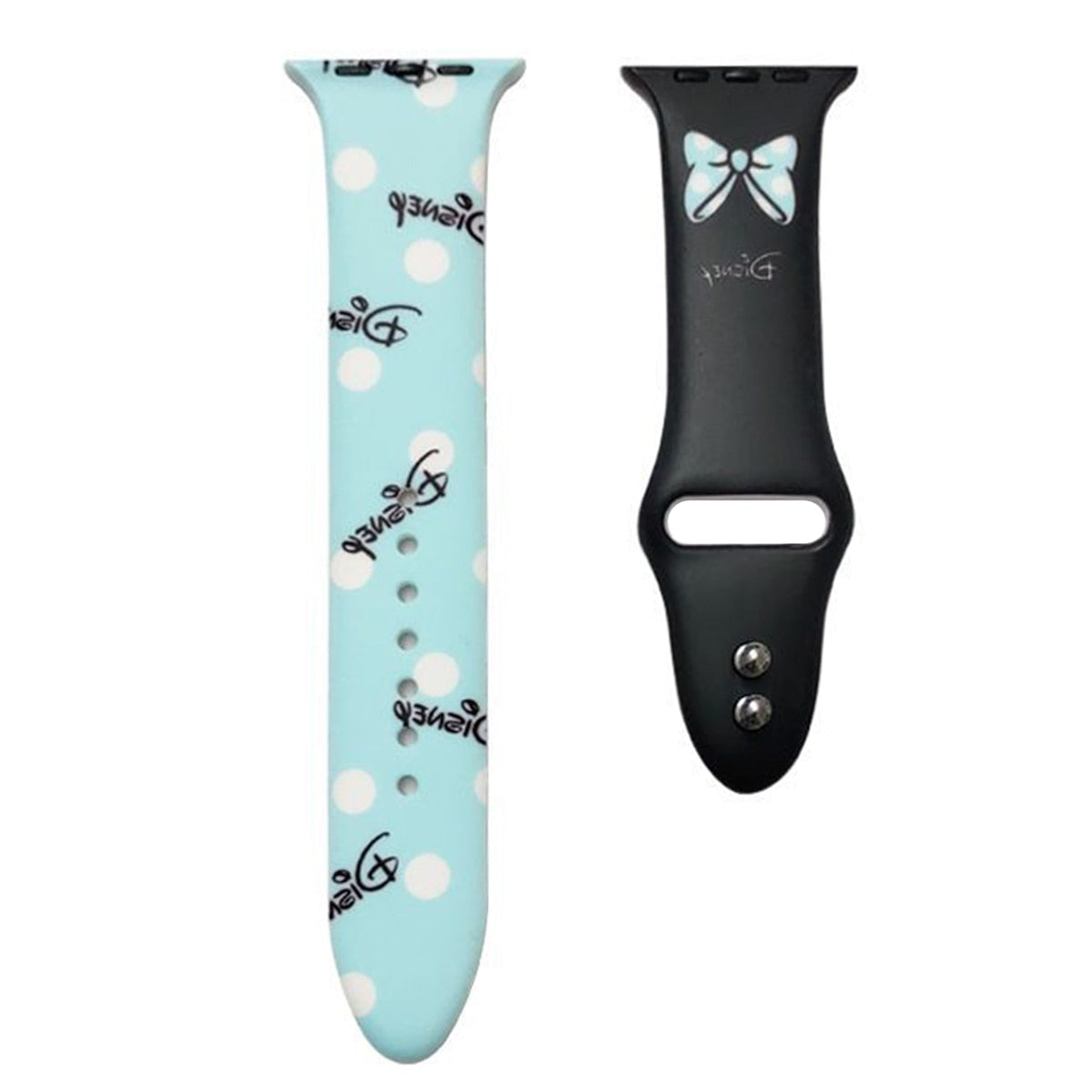 Smart watch strap Disney Mickey Minnie For Apple Watch Series 1 2 3 4 5 6 7 38mm, 40mm, 41mm 42mm, 44mm, 45mm