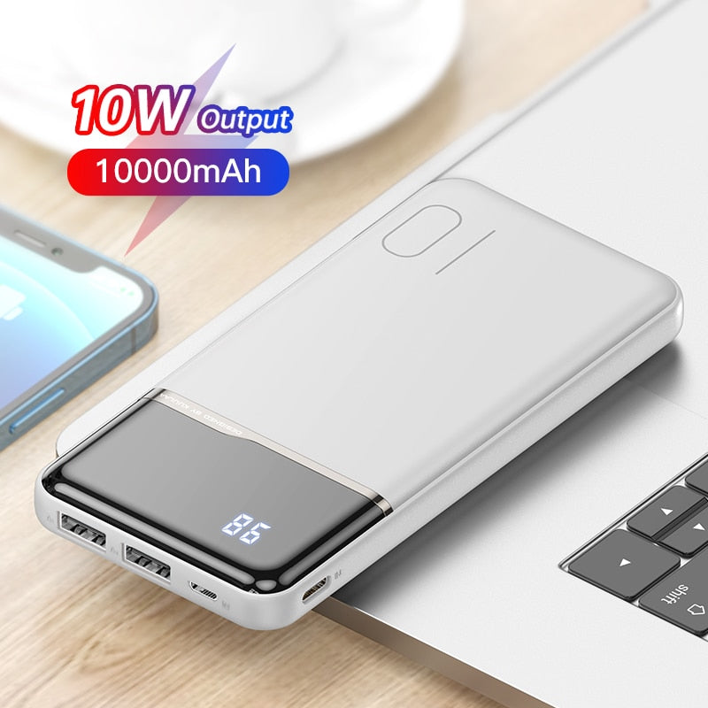 Power Bank Portable 10000mAh Charging USB For iPhone 14 13 Xaiomi