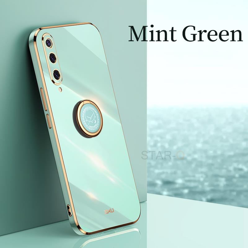 Phone Case For Samsung Galaxy A30 A30S A50  A50S  A7  A70 Luxury Silicone Stand Ring Holder Cover