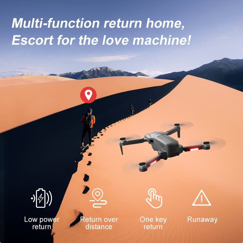 GPS Drone 6K Dual HD Camera Professional Aerial Photography 5G Wifi FPV Brushless Motor Foldable