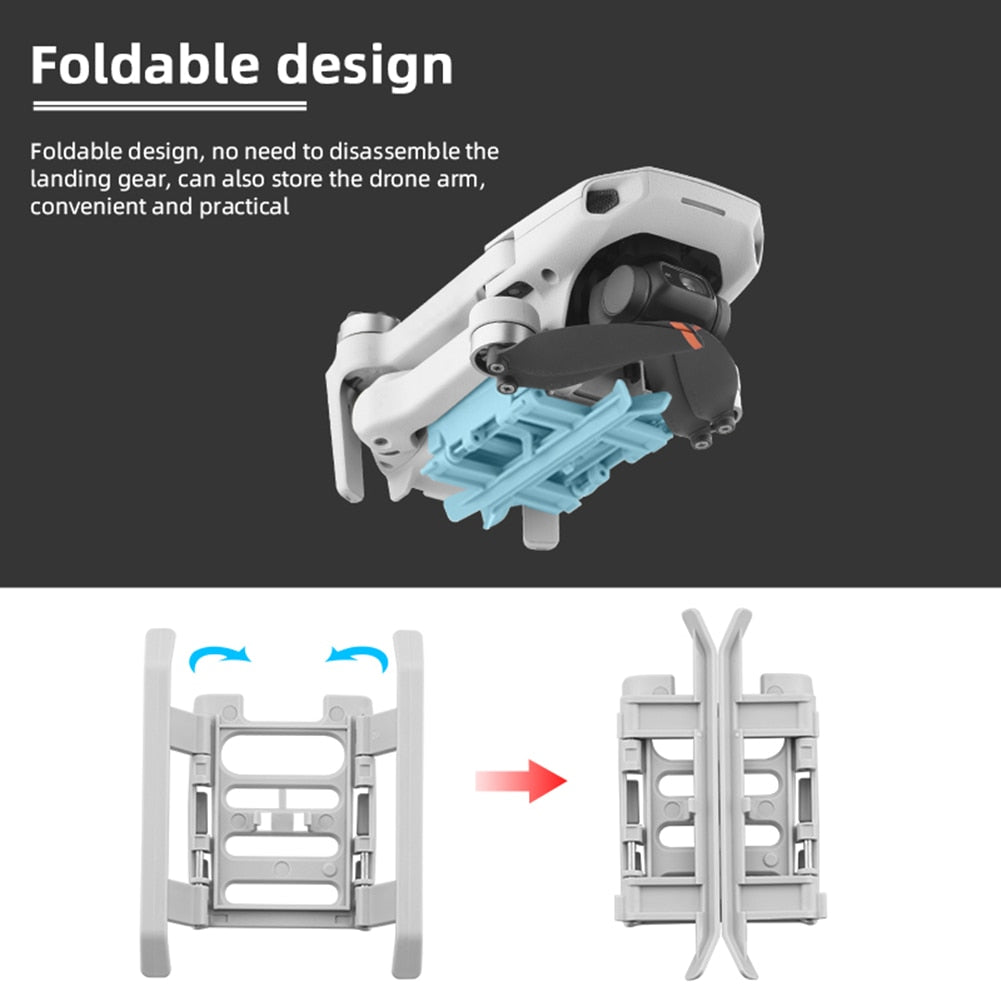 Drone Foldable Landing Gear Extended Height Leg Support Protector Tripod Stand Skid For DJI Mini SE/Mini 2/Mavic