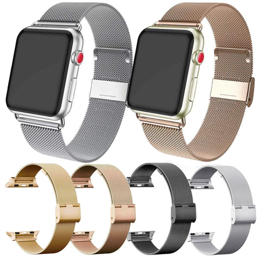 Smart Watch Strap For Apple Watch Series 1 2 3 4 5  6 SE 7 Stainless Steel 38mm 40mm  41mm 42mm 44mm 45mm