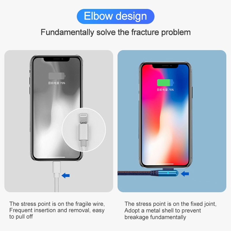 Cable Charger Type-C USB-A Micro USB Portable Charging Smart Phone