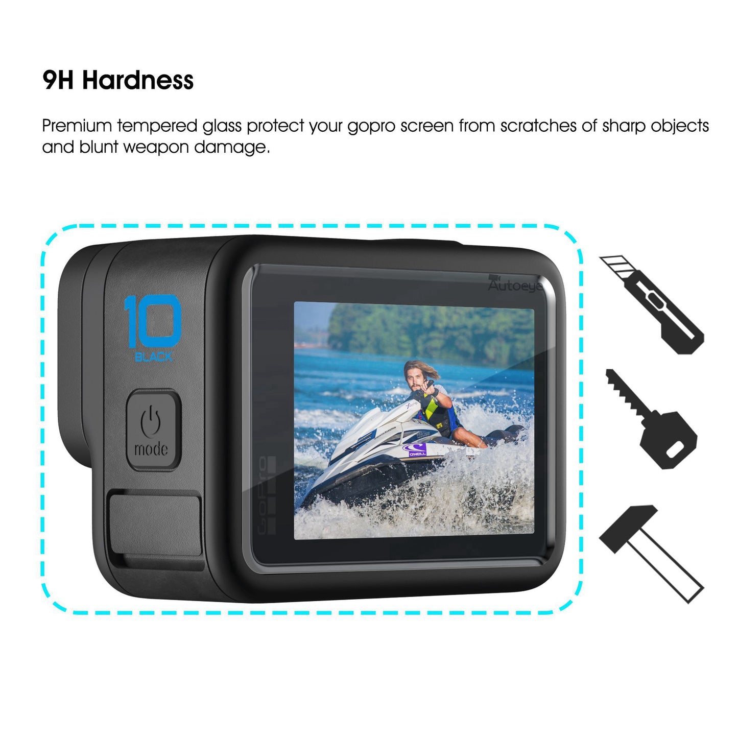 GoPro Hero 11 10 9 Black Lens Screen Protector