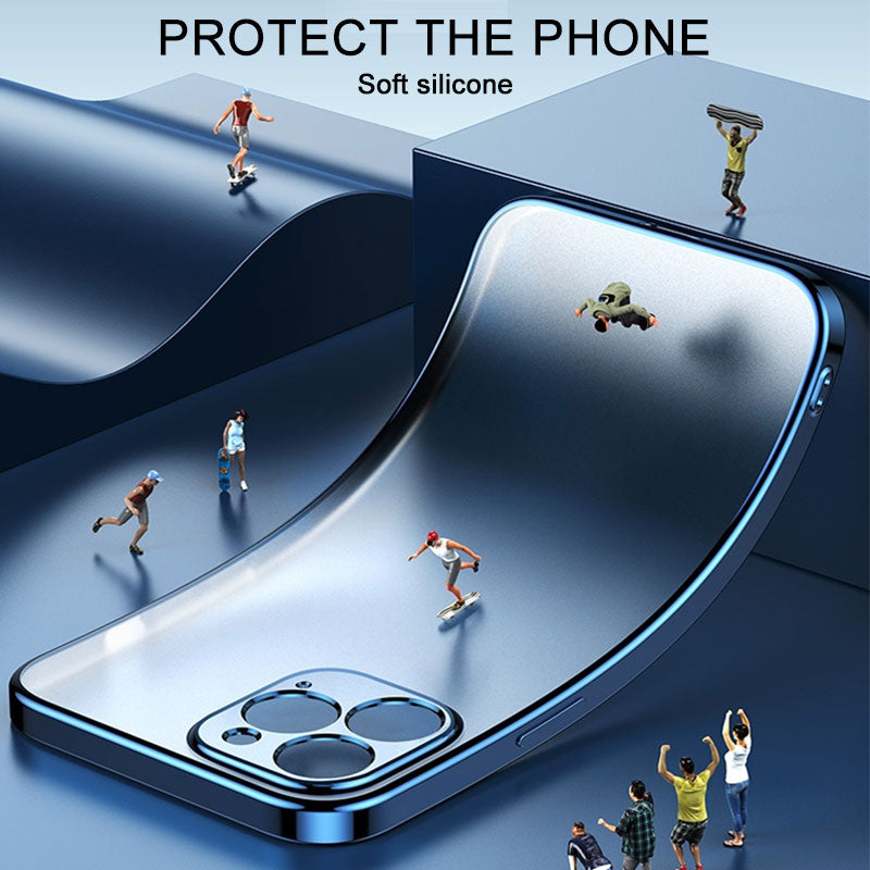 Phone Case Transparent For iPhone 12 13 14 Pro Max Mini Clear Back Cover