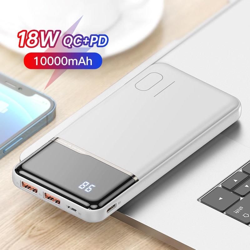 Power Bank Portable 10000mAh Charging USB For iPhone 14 13 Xaiomi